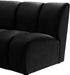 Infinity Black Velvet 6pc. Modular Sectional - Home And Beyond