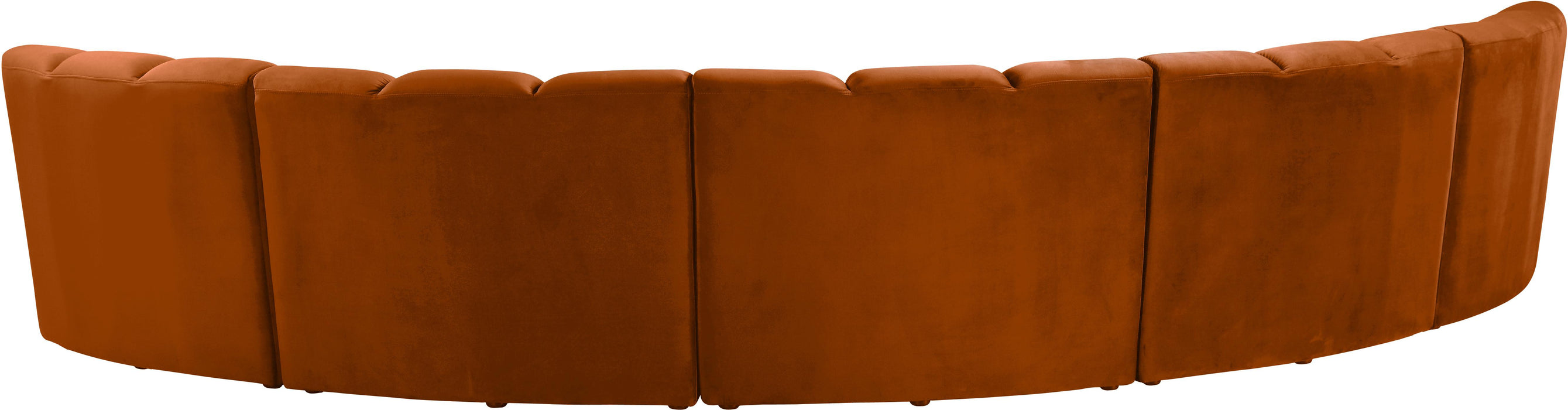 Infinity Cognac Velvet 5pc. Modular Sectional - Home And Beyond