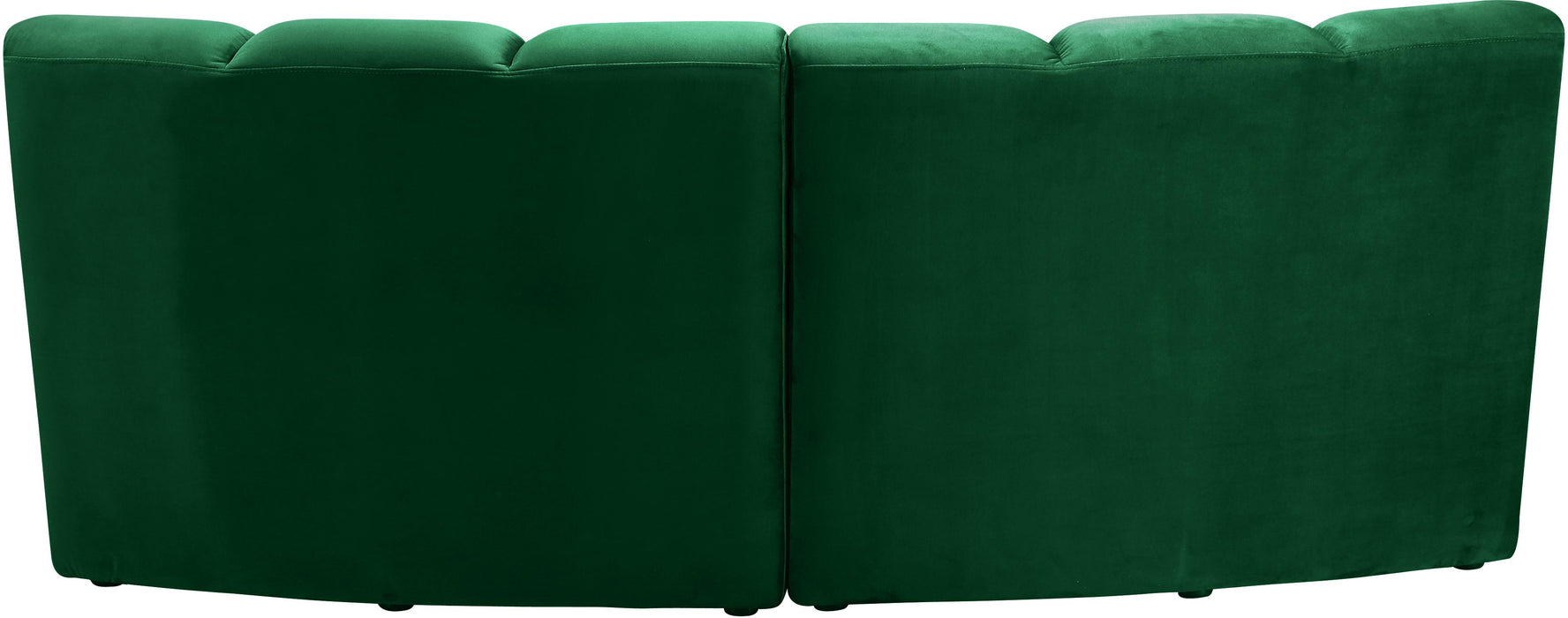 Infinity Green Velvet 2pc. Modular Sectional - Home And Beyond