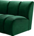 Infinity Green Velvet 2pc. Modular Sectional - Home And Beyond