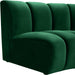 Infinity Green Velvet 3pc. Modular Sectional - Home And Beyond