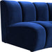 Infinity Navy Velvet 4pc. Modular Sectional - Home And Beyond