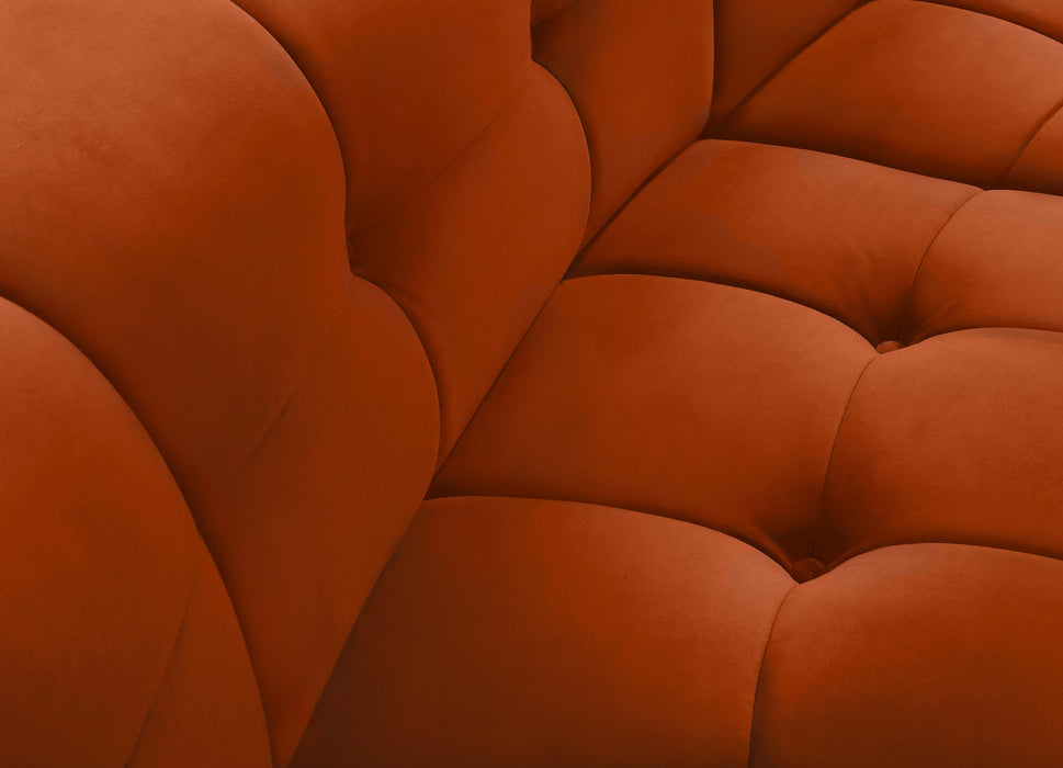 Limitless Cognac Velvet Modular Chair