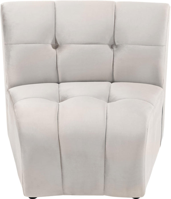 Limitless Cream Velvet Modular Chair