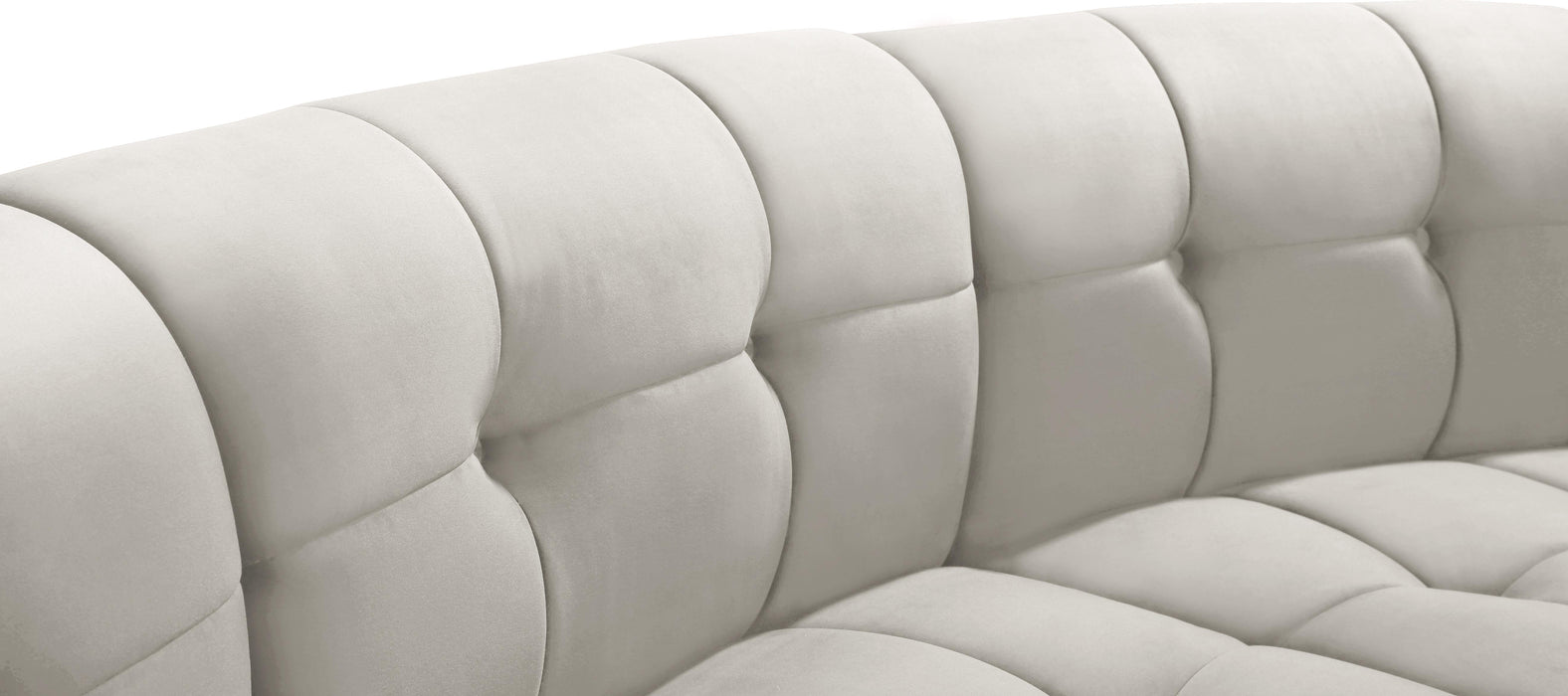 Limitless Cream Velvet 10pc. Modular Sectional