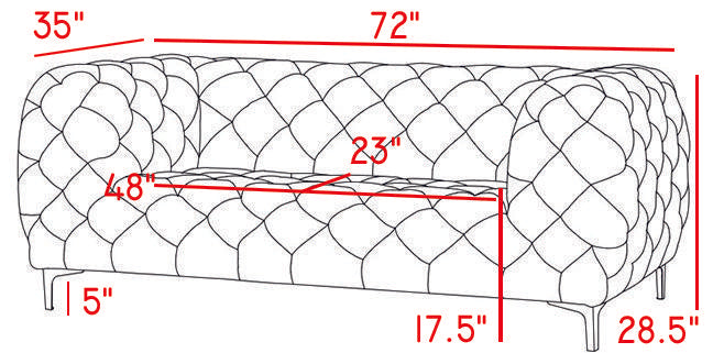 Mercer Grey Velvet Loveseat - Home And Beyond