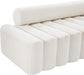 Melody Cream Velvet Sofa - Home And Beyond