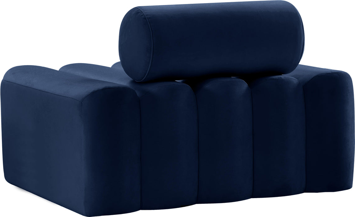 Melody Navy Velvet Chair