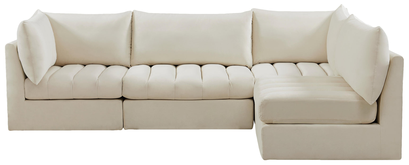 Jacob Cream Velvet Modular Sectional