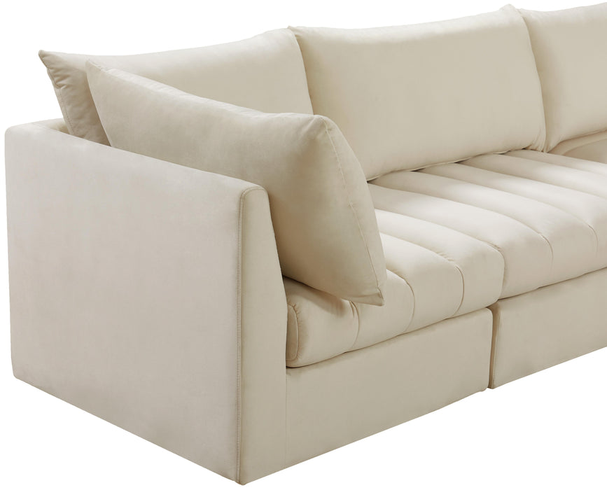 Jacob Cream Velvet Modular Sectional