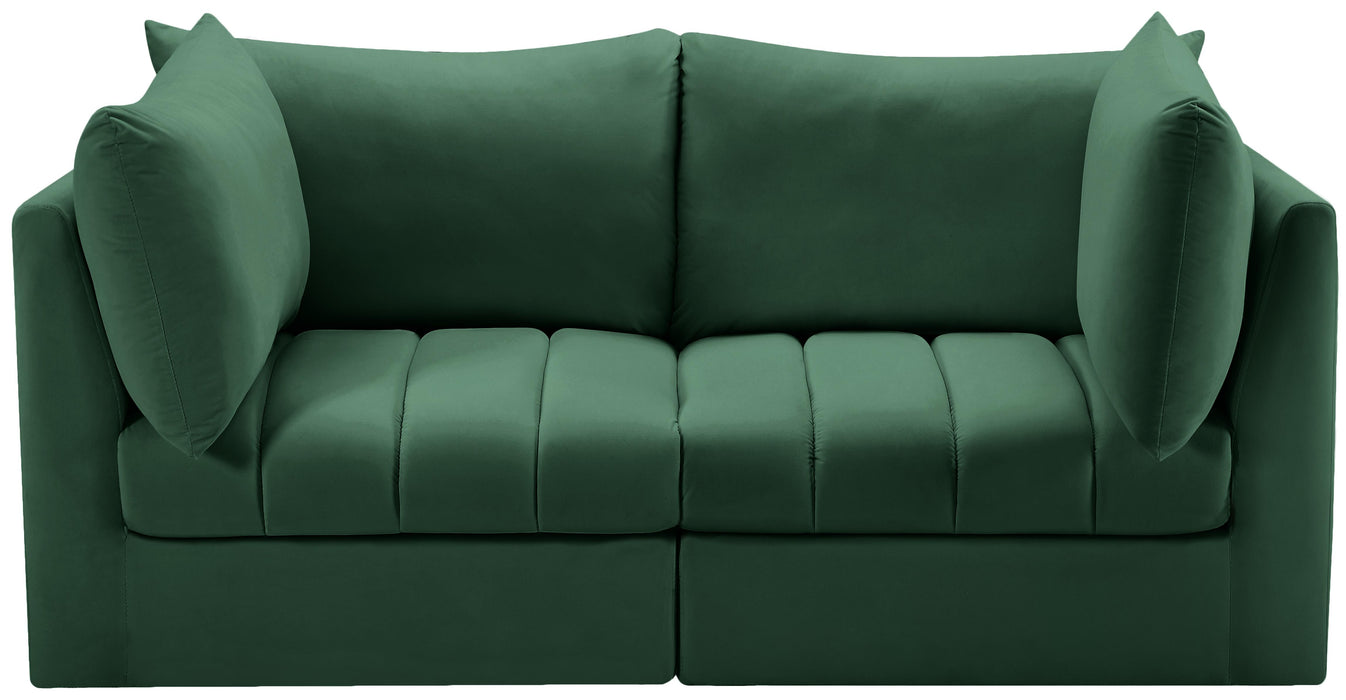 Jacob Green Velvet Modular Sofa