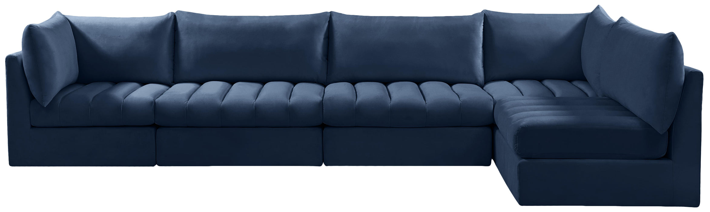 Jacob Navy Velvet Modular Sectional