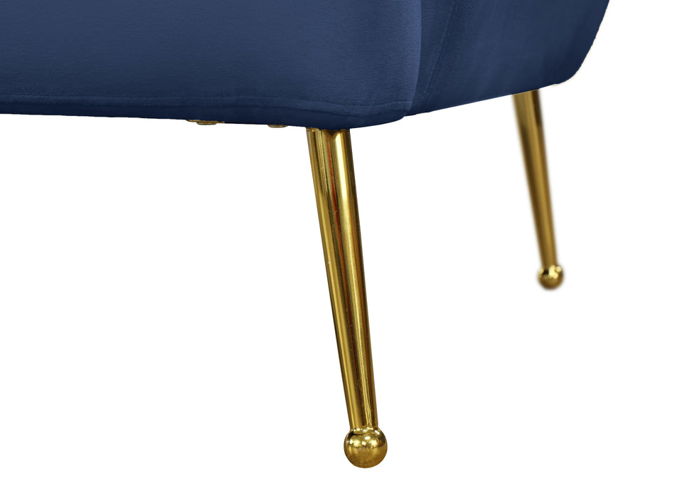 Tori Navy Velvet Chair