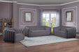 Dixie Grey Velvet Sofa - Home And Beyond