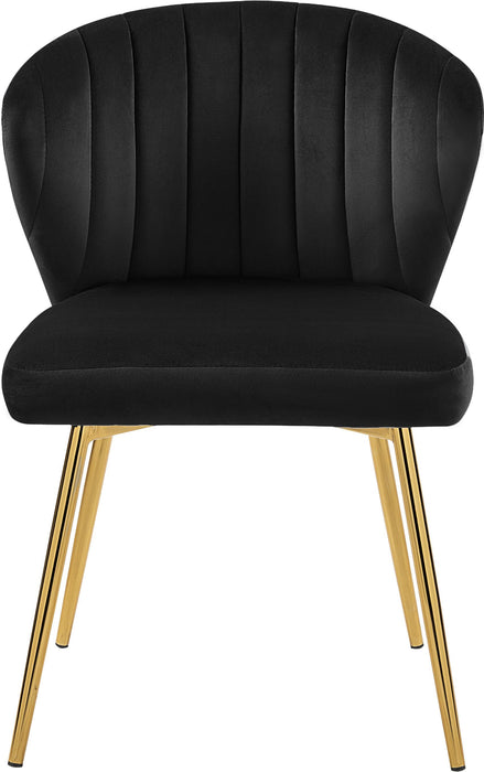 Finley Black Velvet Dining Chair