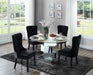Haven Chrome Dining Table - Home And Beyond
