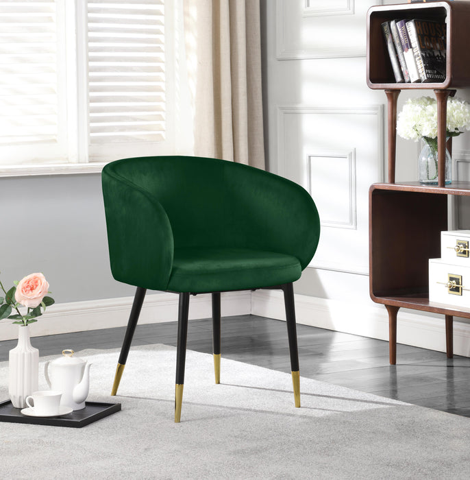 Louise Green Velvet Dining Chair