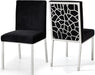 Opal Black Velvet Dining Chair image