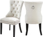 Nikki Cream Velvet Dining Chair image