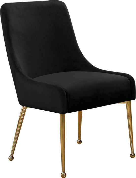 Owen Black Velvet Dining Chair