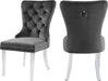 Miley Grey Velvet Dining Chair image