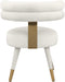 Fitzroy Cream Velvet Dining Chair - Home And Beyond