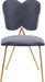 Angel Grey Velvet Dining Chair - Home And Beyond
