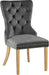 Carmen Grey Velvet Dining Chairs (2) - Home And Beyond
