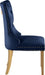 Carmen Navy Velvet Dining Chairs (2) - Home And Beyond