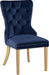 Carmen Navy Velvet Dining Chairs (2) - Home And Beyond