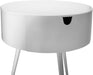 Bali White Night Stand - Home And Beyond