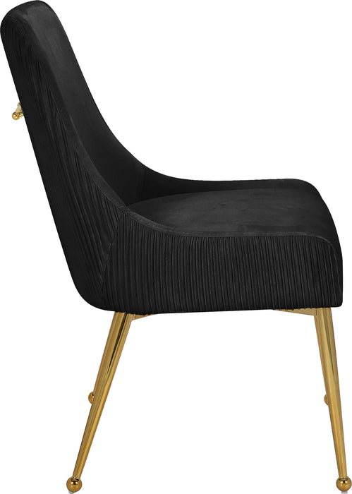 Ace Black Velvet Dining Chair - Home And Beyond