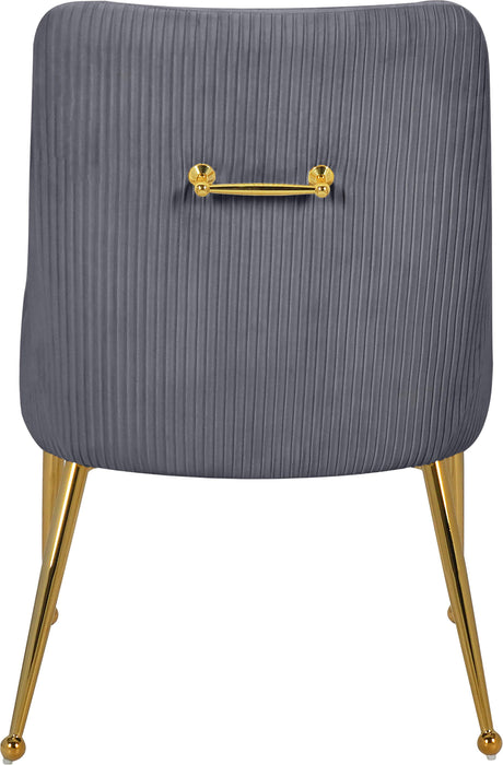 Ace Grey Velvet Dining Chair