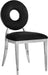 Carousel Black Velvet Dining Chair - Home And Beyond