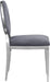 Carousel Grey Velvet Dining Chair - Home And Beyond