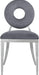 Carousel Grey Velvet Dining Chair - Home And Beyond