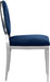 Carousel Navy Velvet Dining Chair - Home And Beyond