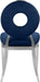 Carousel Navy Velvet Dining Chair - Home And Beyond