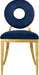 Carousel Navy Velvet Dining Chair - Home And Beyond