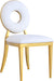 Carousel White Faux Leather Dining Chair - Home And Beyond