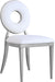 Carousel White Faux Leather Dining Chair - Home And Beyond