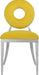 Carousel Yellow Velvet Dining Chair - Home And Beyond