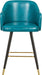 Barbosa Blue Faux Leather Counter/Bar Stool - Home And Beyond