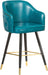 Barbosa Blue Faux Leather Counter/Bar Stool - Home And Beyond