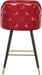 Barbosa Red Faux Leather Counter/Bar Stool - Home And Beyond