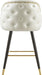 Barbosa White Faux Leather Counter/Bar Stool - Home And Beyond