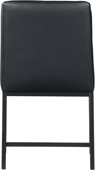 Bryce Black Faux Leather Dining Chair - Home And Beyond