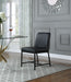 Bryce Black Faux Leather Dining Chair - Home And Beyond