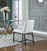 Bryce White Faux Leather Dining Chair - Home And Beyond