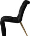 Curve Black Velvet Dining Chair - Home And Beyond